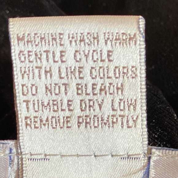 Vintage Cassini Velvet Maxi Dress Shimmer Fairy Grunge Whimsigoth Square Neck-M - Picture 10 of 11